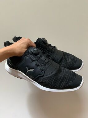 PUMA Ignite Golf Shoes Spikeless Black - Men's Size 12